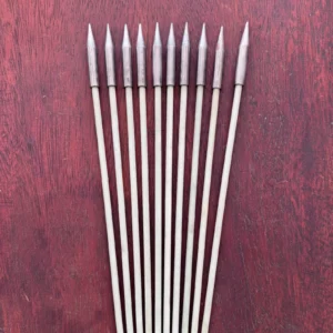 Flechas de Fibra de Vidro 28 cm – Ponta Aço Carbono | ATX-2 e ARX