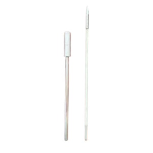 Kit Cano Pesca de Inox 30 cm Flecha de Fibra de Vidro 6 mm