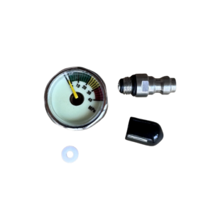 Kit Manômetro e Engate Foster 0 a 300 BAR / 30 MPa / 4350 PSI