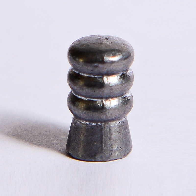 Chumbo Estrela de Prata Cabeça Dupla 4,5mm 19 grains 350 un - Imagem 2