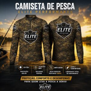 Camisa de Pesca Elite, Caçadora e ATX